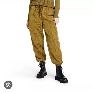 Sandy Liang for Target Olive Green Quilted Joggers